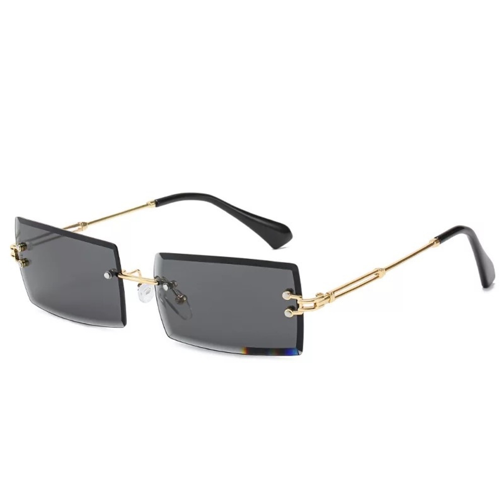 Gentleman Sunglasses -Black Rectangle lenses